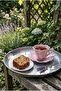 Handmade Ceramic Elegant Daisy Pattern Coffee Cup and Saucer - 2