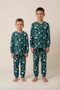 Boy's 100% Cotton Single Jersey Fabric Long Sleeve Seasonal Pajama Set - 3
