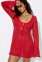 Rib-knit beach dress