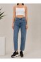 Julia Trend Pamella Blue Snow Wash High Waist Mom Fit Jean Pants Women's Denim Trousers (2026)