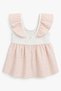 Baby Girl Muslin Zero Sleeve Summer Dress 15234 - 4