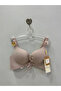Women's Double Padded Lace-Up Front Laser Cut Bra -1151