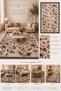 Eta Traditional Patterned Modern Woven Base Decorative Carpet Sdtamor2781 - 2
