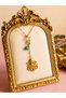 Steel Charmed Cherry Summer Necklace Tarnish Resistant Necklace