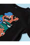 Infant Boys Black Lion Print T-Shirt - 2