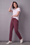 Women's Summer Fabric Sweatpants with Elastic Waist - 6