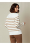 STRIPED RAGLAN SLEEVE TRICO WITH BUTTON DETAI - 3