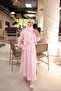 Pink Snap Button Shirt and Skirt Set - 2