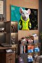 Cute White Mouse with Neon Hat School Themed Decorative Wall Covering Wall Tapestry - 3
