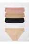 Laser Cut Waist with Lace Detail 5-Piece Panties