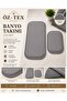 Plush Bath Mat Set of 2 Premium Non-Slip Base 110X70 & 70X55 - 2
