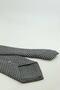 Black and White Classic Linen Tie Kk13869 - 6