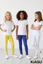 Girls' 3-Pack Plain & Cotton Leggings Set - Casual Long Leggings - 3