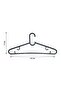 Plastic Hanger 5 Pcs Set, Non-Slip Clothes Hangers for Wardrobe, Closet Storage & Space-Saving Organization - 5