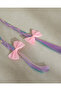 Girls Purple Bow Tassel Headband - 4