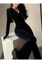 Women's long sleeve hooded zipper velvet jumpsuit
