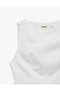 Crew Neck Slim Fit Peplum Blouse - 5