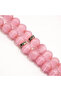 Cat's Eye Rosary – 45 Beads 7.5mm Pink Chatoyant Tasbih with Silver-Tone Tassel - 4