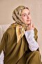 Tivil Silk Scarf 11527 - 09 Mustard Batik Pattern - 4