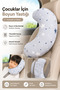 Children's Travel and Safety Pillow – Compatible with Seat Belt, Comfortable Pillow, Cotton Fabric - 5