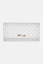 Women Brand Logo Wallet, Light Grey