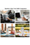 Multi-Compartment Spinner Lunch Box and Large Textured Hydration Travel Tumbler Bottle Combo - 8