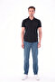 Men's Tint Effect Non-Knee Marking Cotton Flexible Denim Jean Jeans Regular Fit - 2