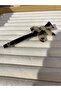 Premium Acrylic Bone Hairpin Buckle with Stone Zircon, Shiny and Durable, Automatic Clamping Hair Accessory - 2