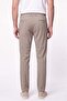Comfort Fit Stretchy Cotton Side Pocket Beige Jogger Pants P 1220 - 4