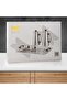 21 Pieces Tea & Coffee Set, Gun Black & Travertine Marble - 5