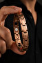 Magnetic Bracelet Copper Plated Energy Bracelet with Thick Ceramic Detail - 5
