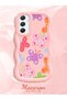 Samsung Galaxy A34 5g Compatible Case Camera Protector Pink Silicone Couple Phone Case Butterfly Pattern - 2