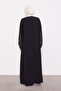 فيرايس بأكمام سوداء وتفاصيل حجرية - 6