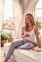 2-Piece Summer Thin Patterned Pajama Bottoms - 2