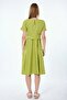Crew Neck Half Sleeve 2 Piece Dress - 5