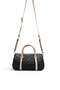 Black - Women's Handbag with S.Nut Logo Sp1289 - 5