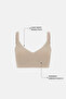 Invisible Laser Cut Non-Marking Gathering Bra - 2