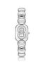 Oval Case Women's Wristwatch Silver Green Color Pl-1596B3X - 4