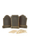 3 Gravestone Custom Signs with 5 Gold Sticker Sheets - 4