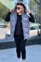 Boy's Printed Detachable Hooded Puffer Vest 3017 - 2