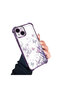 iPhone 15 Compatible Transparent Back Panel Four-Corner Reinforced Impact Protection Glossy Edge Silicone Case - 3