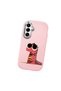 Pink Silicone Case with Shock-Absorbing Camera Protections Compatible with Samsung Galaxy A16 4G/5G - 3