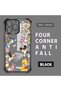 iPhone 16 Pro Max Compatible Transparent Back Four-Corner Reinforced Impact Protection Silicone Case