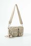 Women's Beige Body Bag Waist Bag, Shoulder Bag with Strap, Chest Bag, 15X24Cm - 4