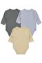 Long Sleeve Basic 3-Piece Set 1-18 Months Snap-On Bodysuit - Blue - 7