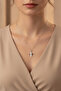 Gray Compass Star Figured Steel Necklace - Modern and Stylish Design - 2