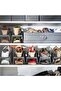 MURVEL Set of 4 Grey Shoe Organisers, 14x14x24 cm, Space-Saving Vertical Design - 3