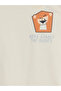 Lcw Kids Beige Crew Neck Printed Boys' T-Shirt 3-Pack - 3