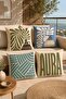 Aura Patterned 4-Piece Throw Pillow Cover Set