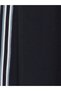 Ozmarka New Season Navy Blue Wide-Leg Women's Sweatpants with Stripes on the Sides - 6